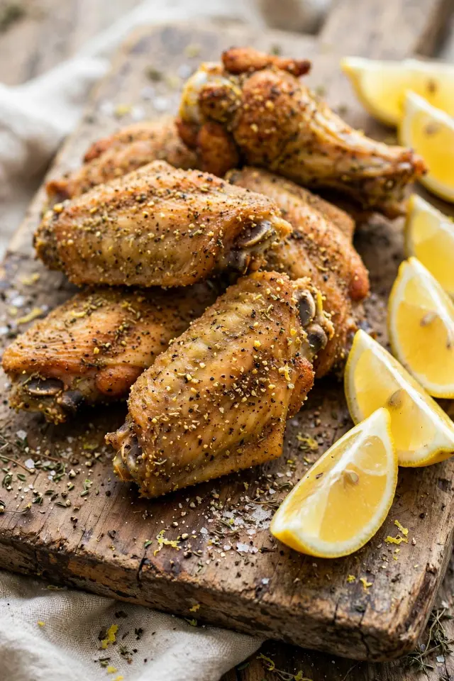 Dry-rub lemon pepper wings, mess-free watch party ideas