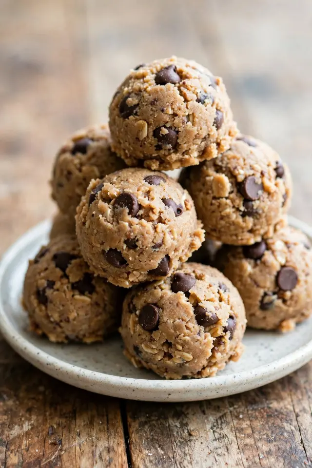 No-bake cookie dough bites for sleepover food snacks ideas